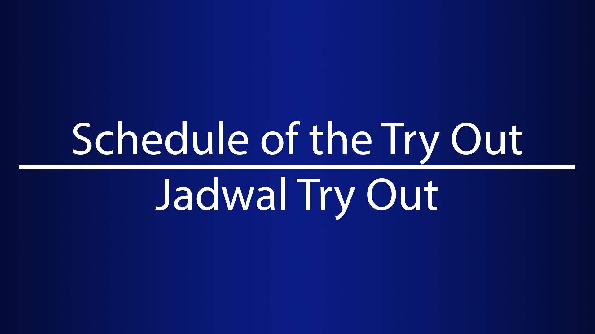 Jadwal Try Out Akhir Semester 2 TP. 2017-2018